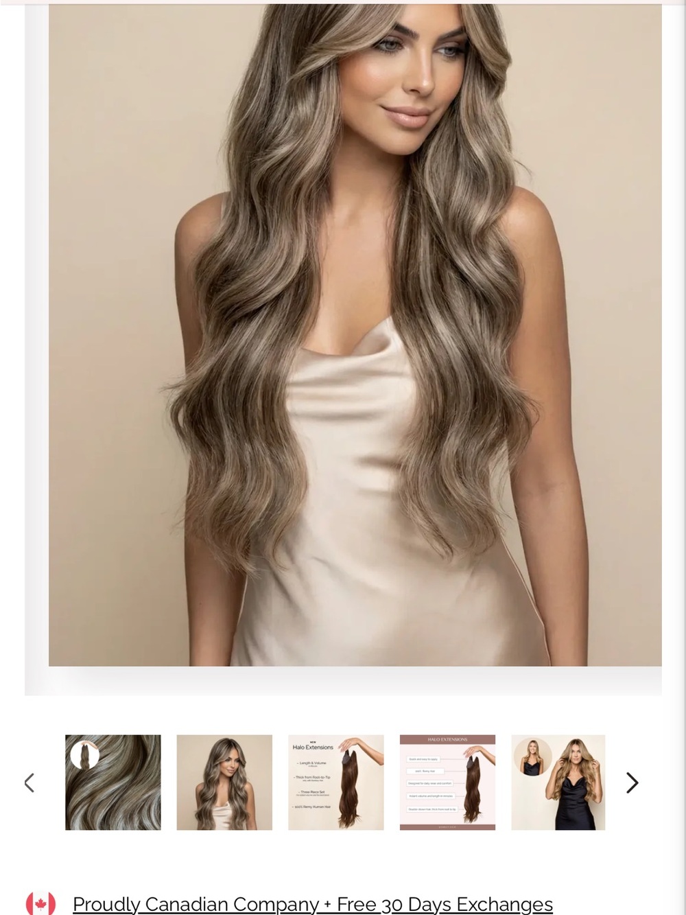Bombay halo hair clip in extension 170g real human hair.